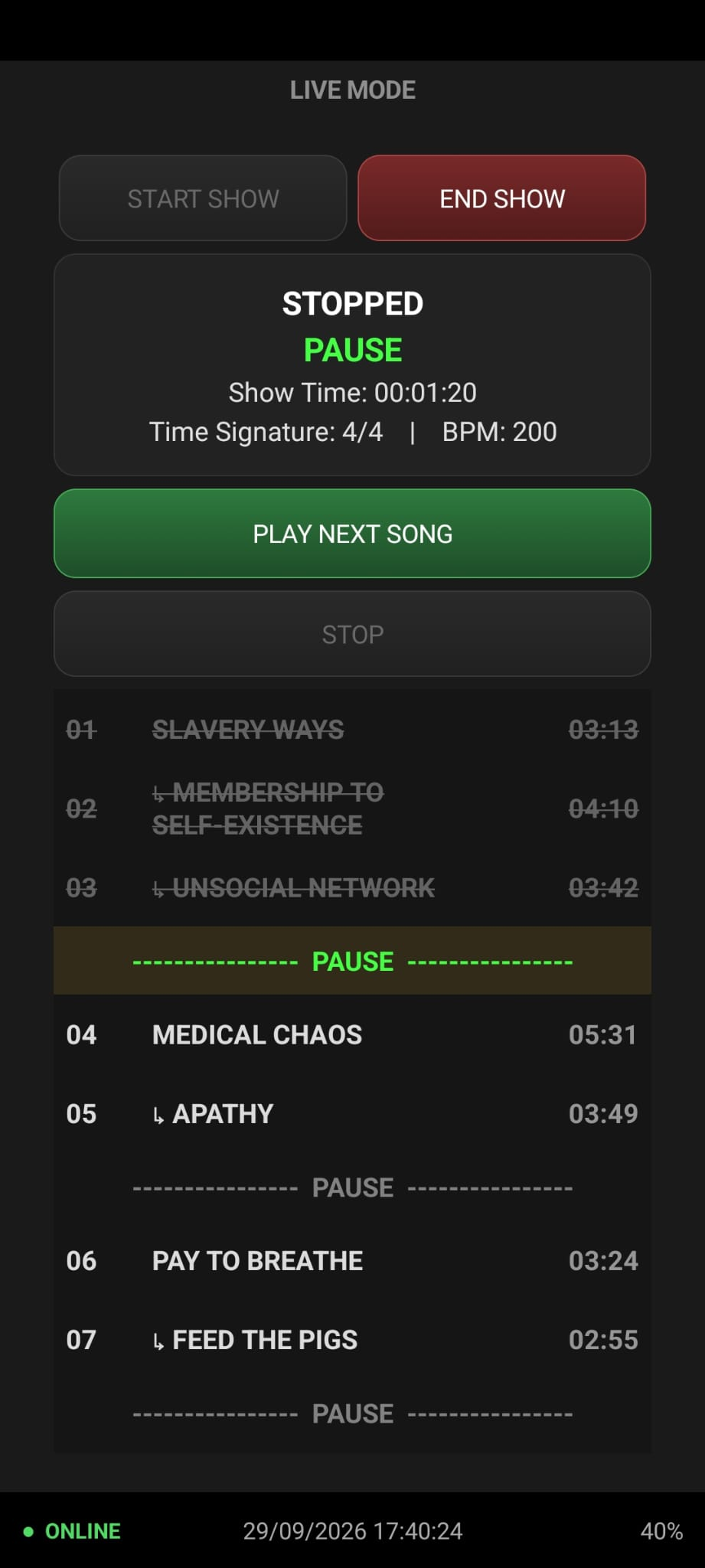 RAGEFUL LIVE REMOTE live show